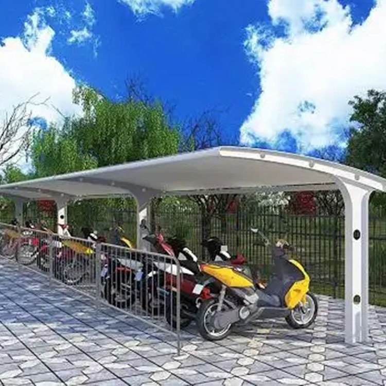 玛沁县膜结构电动车棚